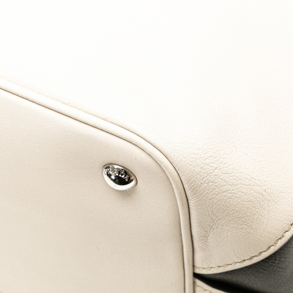 PRADA Black Leather Tote Bag - Picture 4 of 14